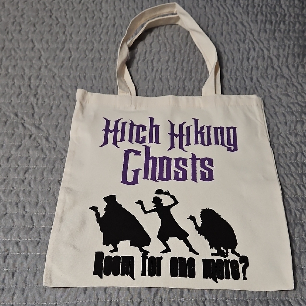 Hitch Hiking Ghosts Graphic Tote